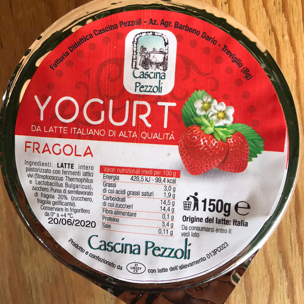 Yogurt alla fragola