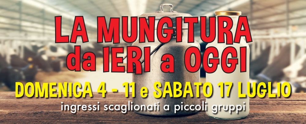 LA MUNGITURA da IERI a OGGI. Domenica 4 - 11 e sabato 17 luglio